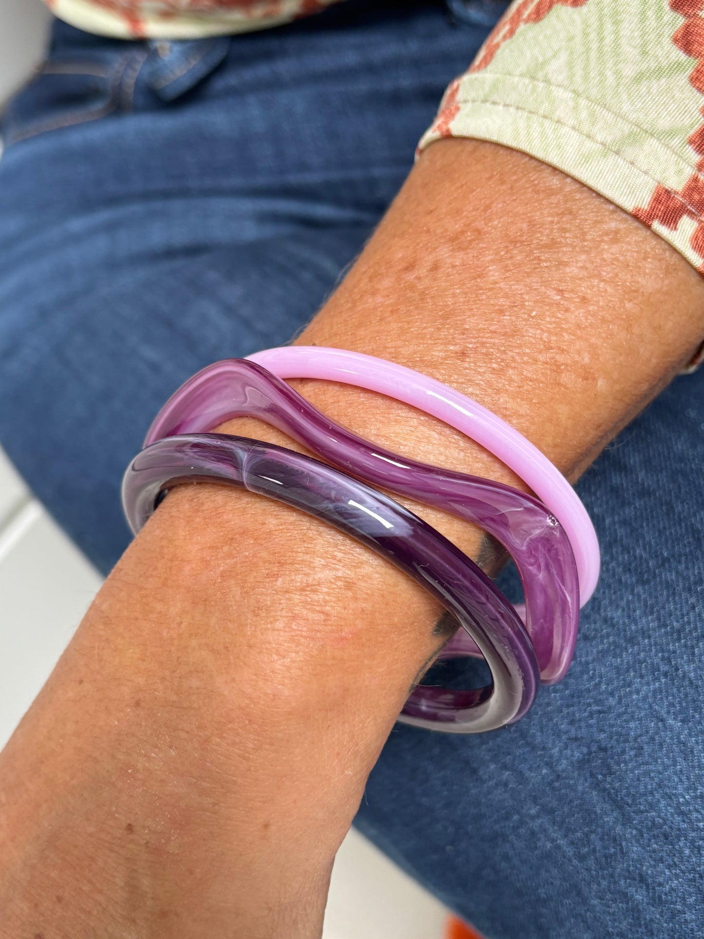 Bracelet Luz — Mauve/rose