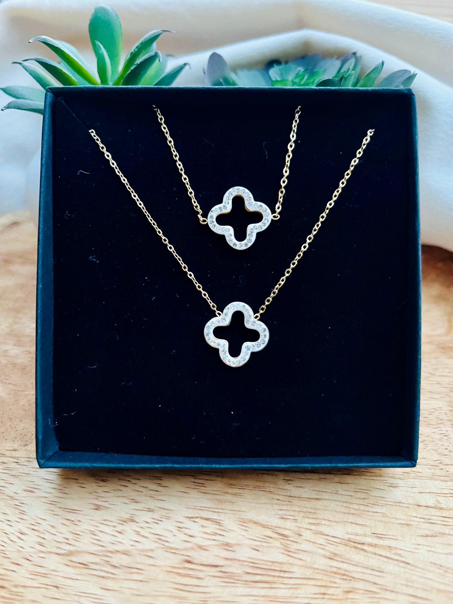 Ensemble collier + bracelet Neela
