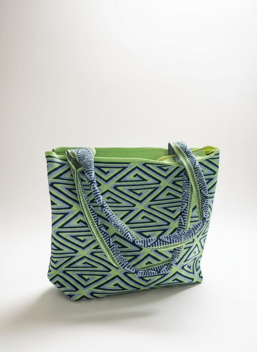 Sac de plage Ibiza — Vert fluo