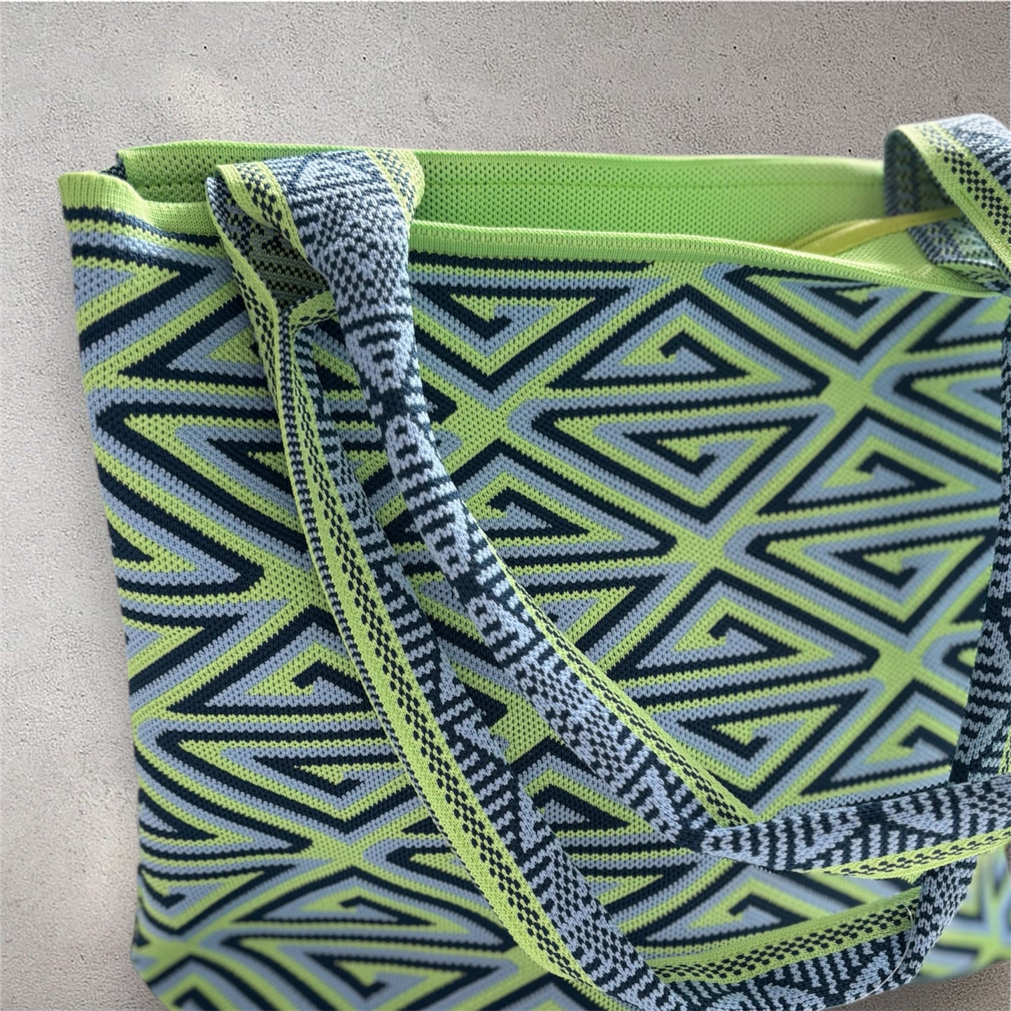 Sac de plage Ibiza — Vert fluo