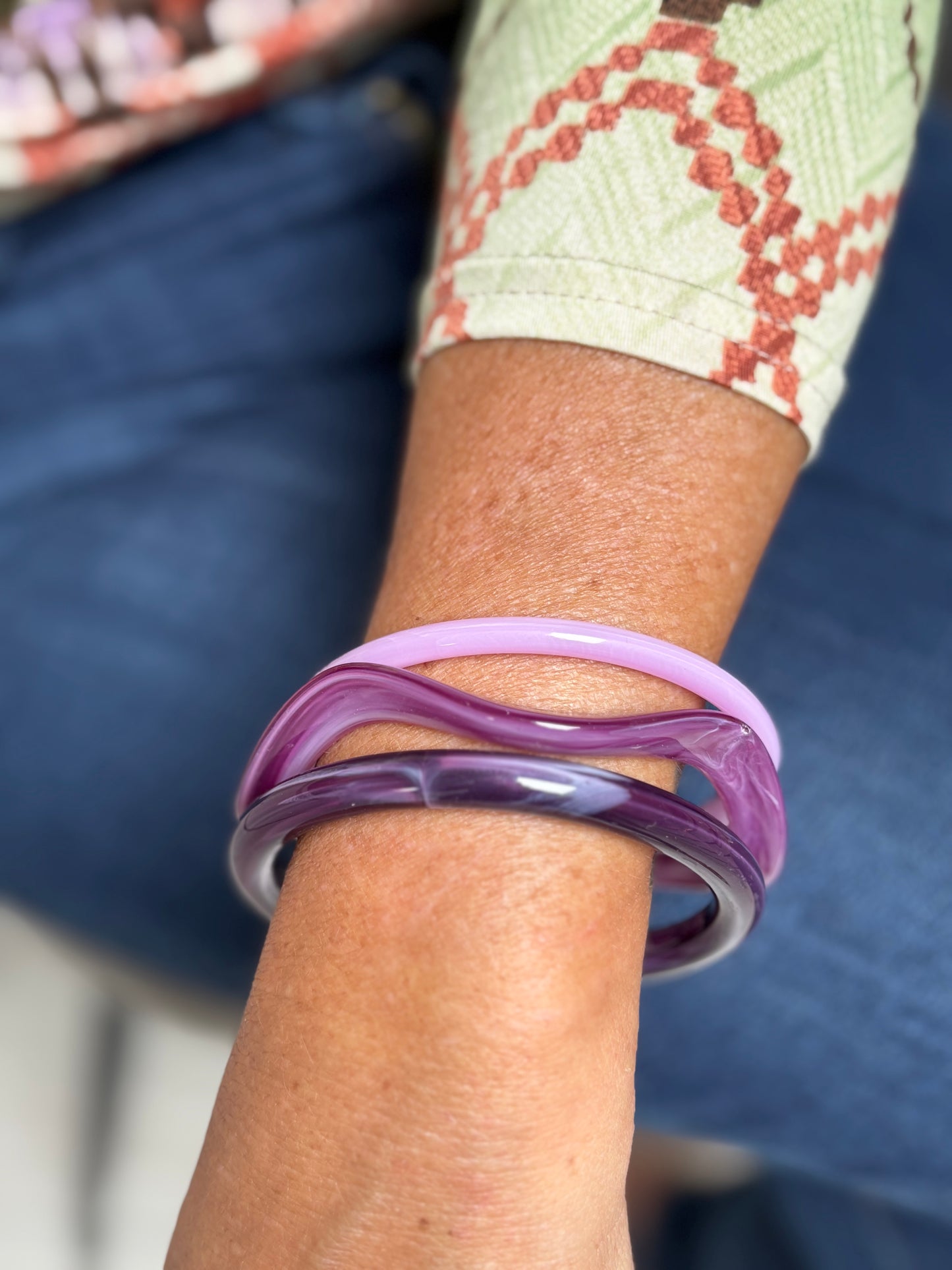 Bracelet Luz — Mauve/rose