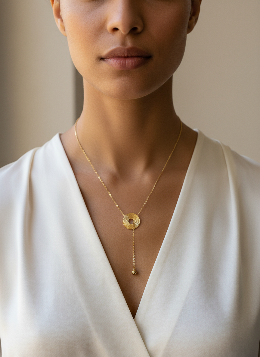 Collier Liona porté