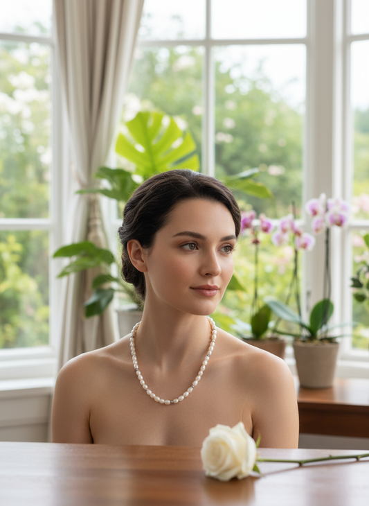 Visuel porté Collier Mahina décolleté dégagé