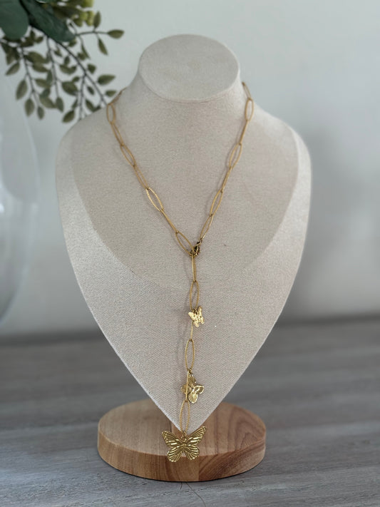 Collier Papillons