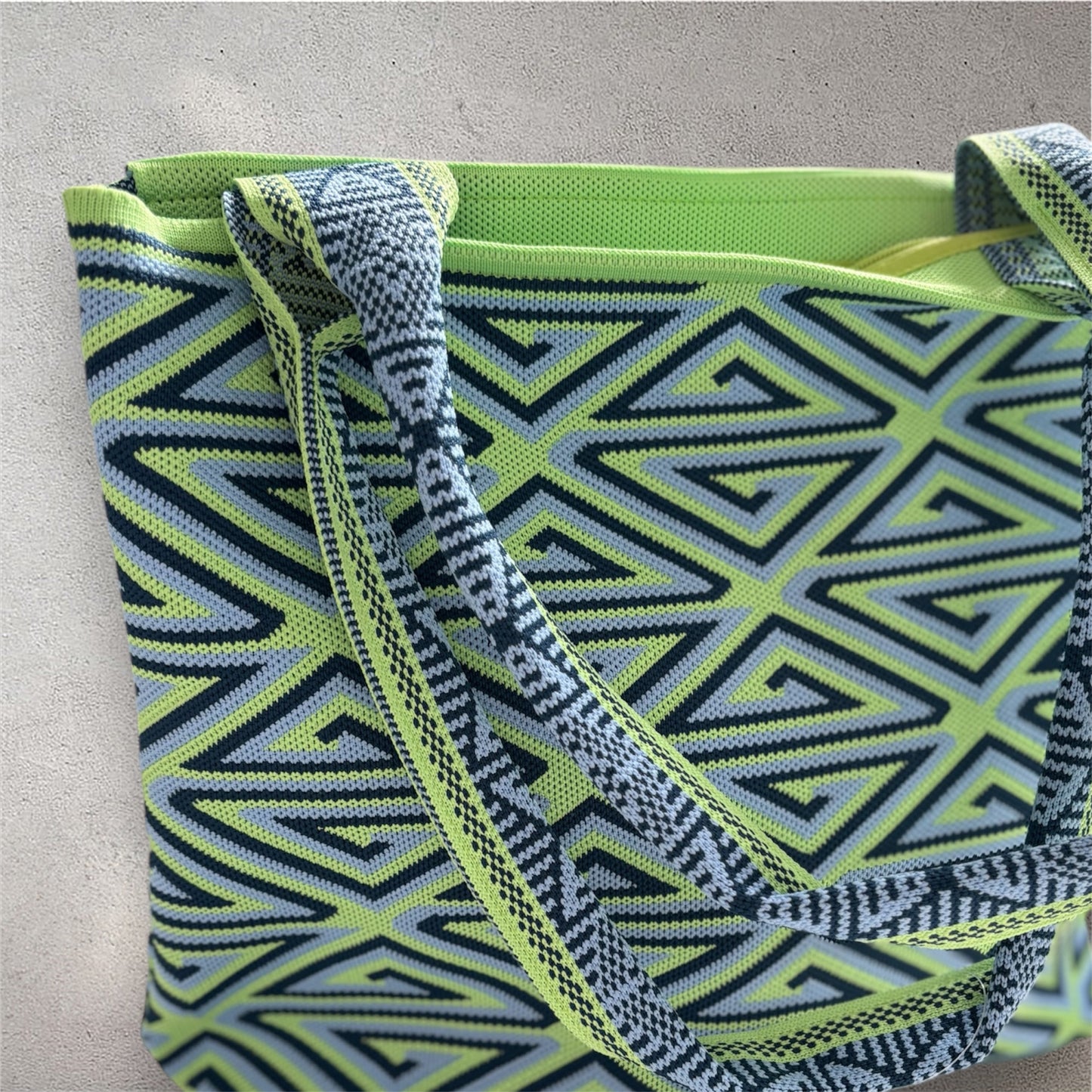Sac de plage Ibiza — Vert fluo