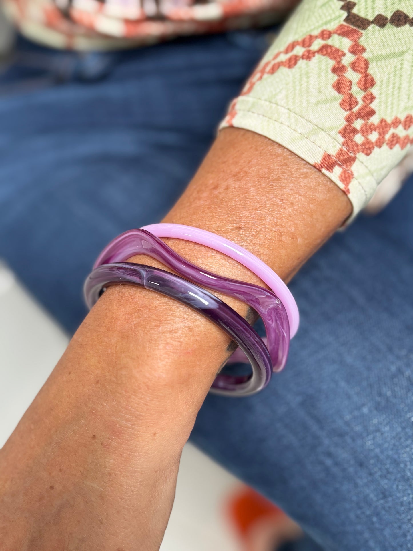 Bracelet Luz — Mauve/rose