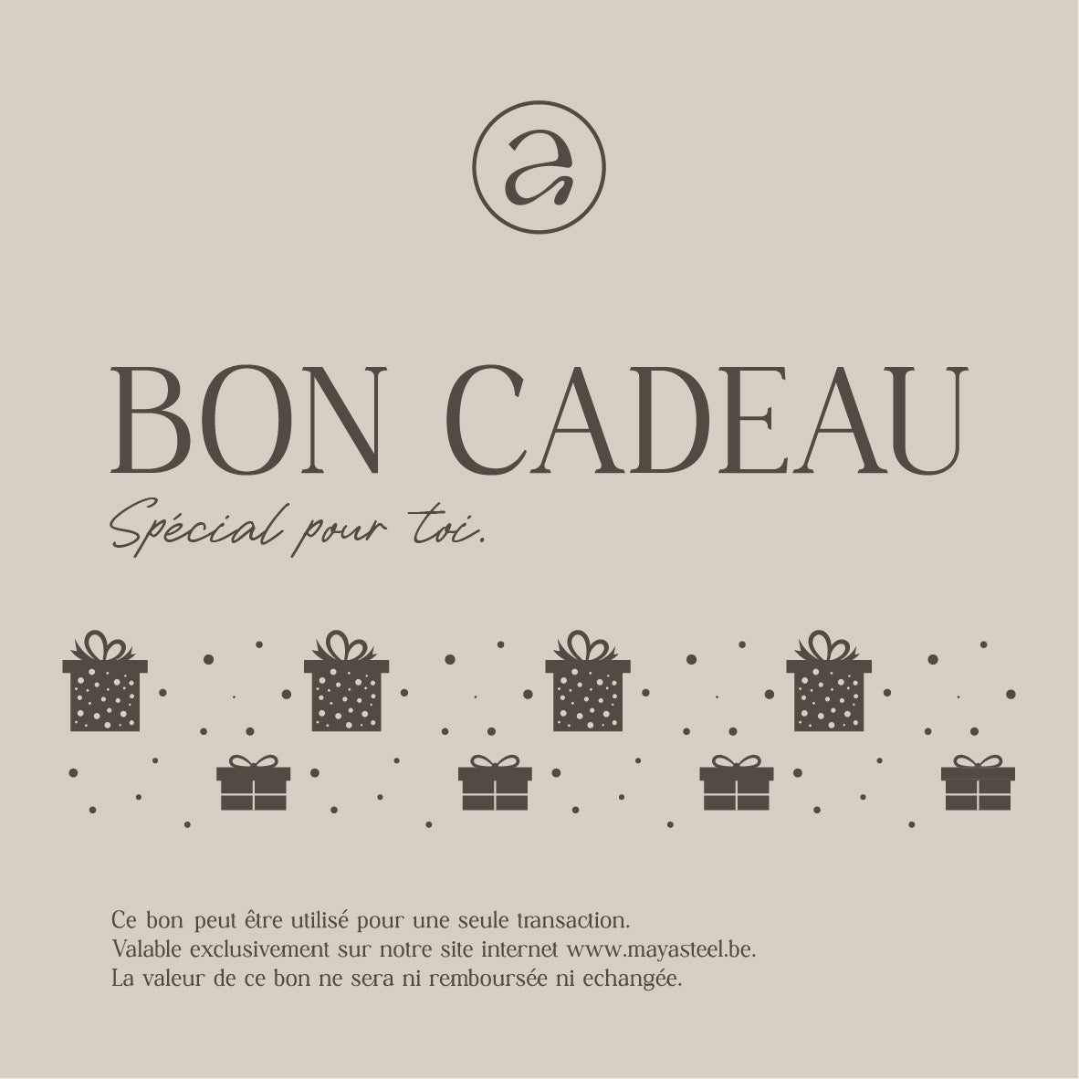 E-carte cadeau P