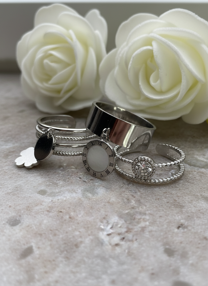 Bagues Lina, Mila et Suzy