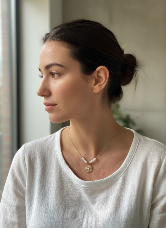 Collier Flo porté