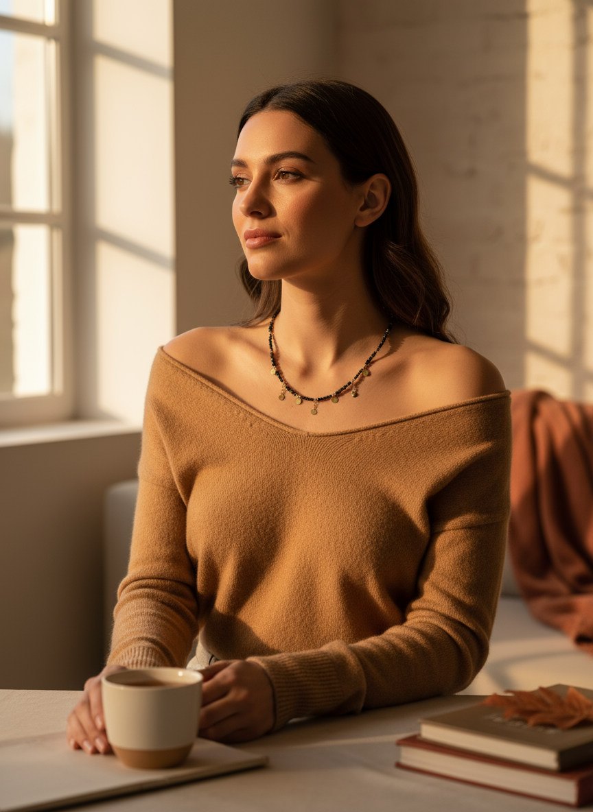 Collier Indra automne - corrigé