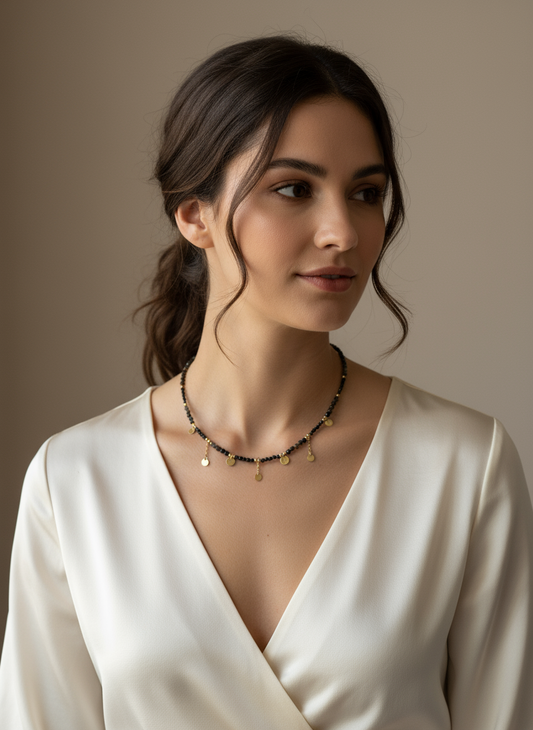 Collier Indra porté
