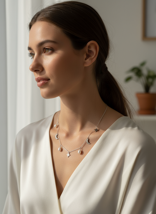 Collier Lala porté