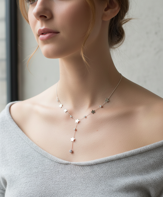 Collier Lara porté