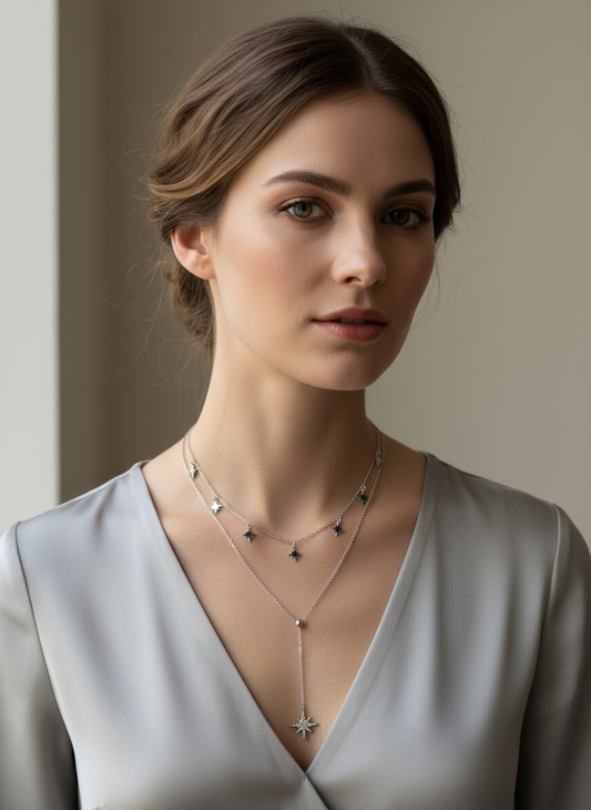 Collier Line porté