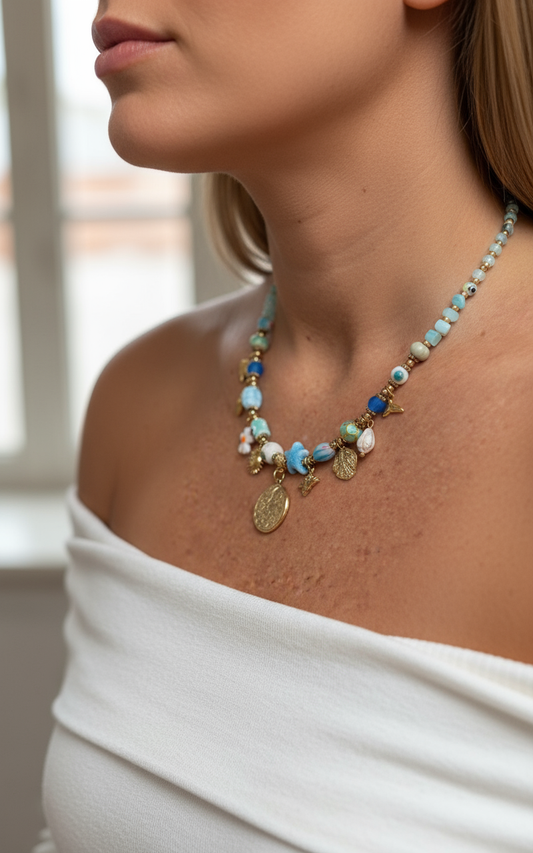 Collier Nyx porté