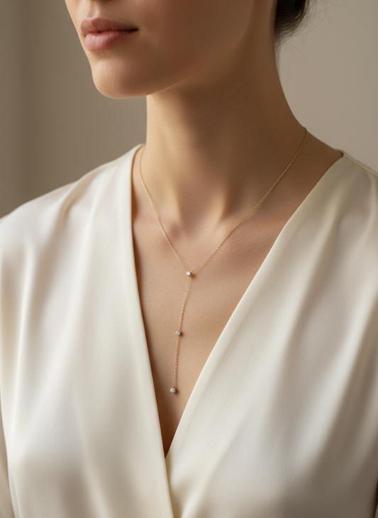 Collier Sarah porté
